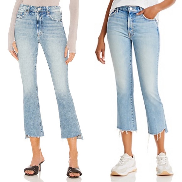 MOTHER Denim - Mother Denim The Insider Crop Step Fray in I Confess